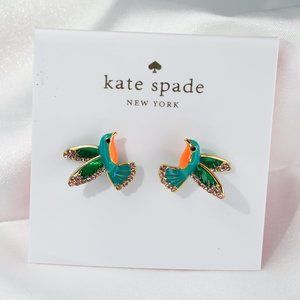 Kate Spade Scenic Route Hummingbird Studs Earrings (AUTHENTIC NEW)